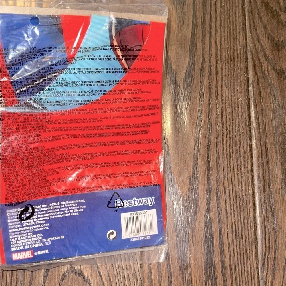 Marvel Spider-Man Kids Swim tube ring - Blue and Red new in package
